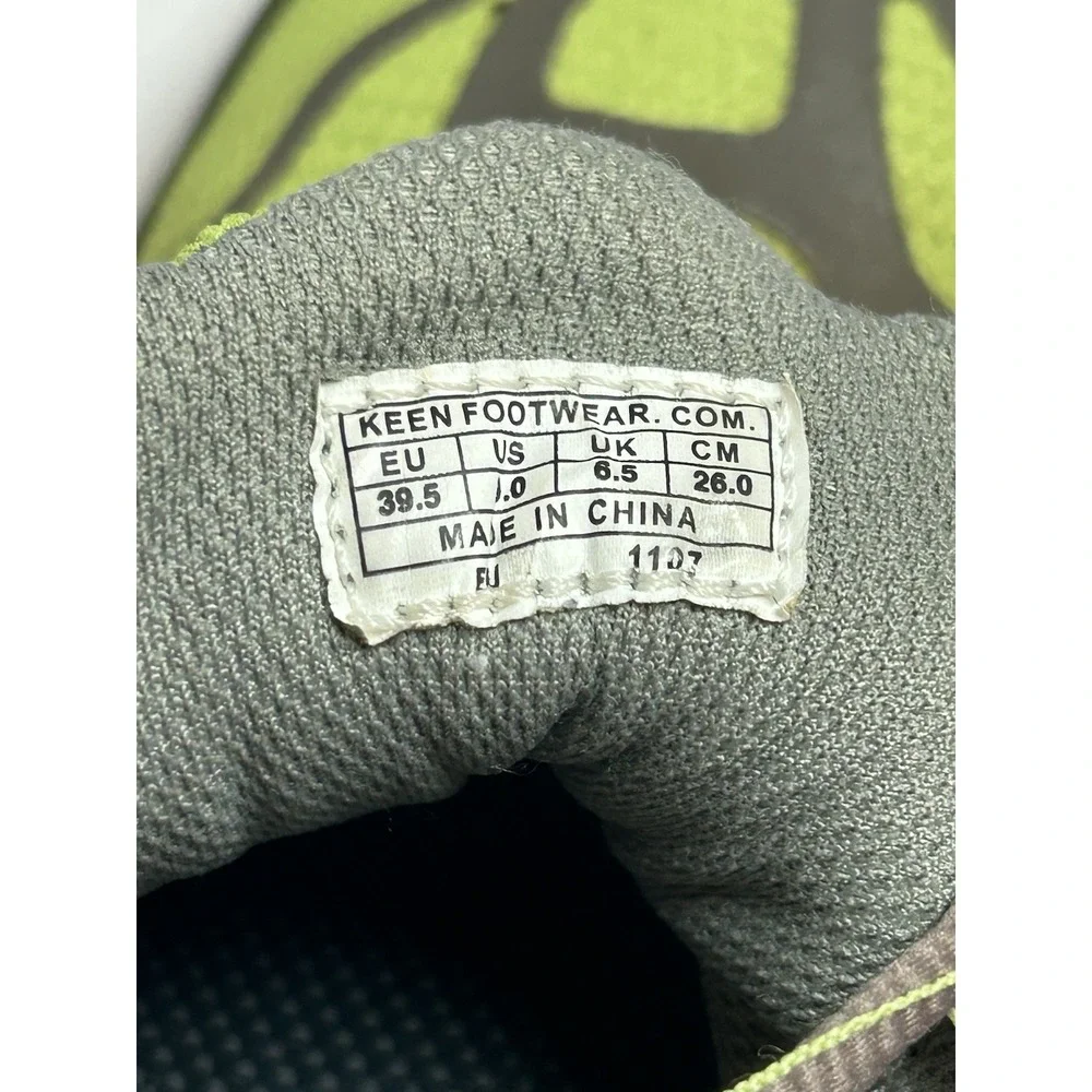 Keen Dry Shellback Trail Running Shoes Women's Size 9 Green Black Waterproof